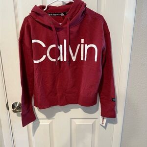New Calvin Klein Performance Burgundy Hoodie Sz M